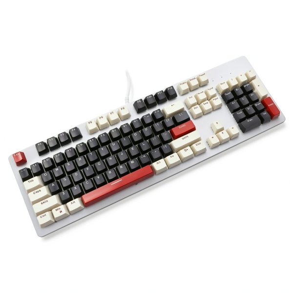 Topteng Hot Swappable Mechanical Keyboard Black RGB for-11