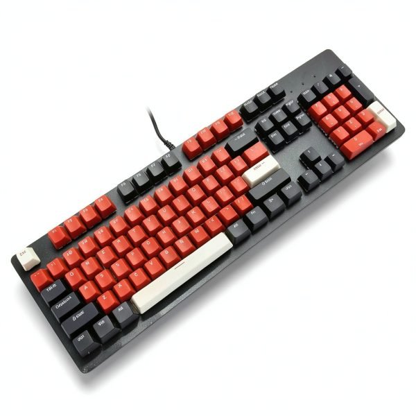 Hot Swappable Keyboard Topteng 104 RGB Black-11