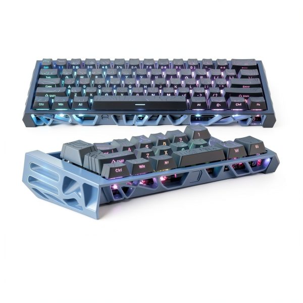 Loheer 60% Mechanical Gaming Keyboard Hollow RGB-1