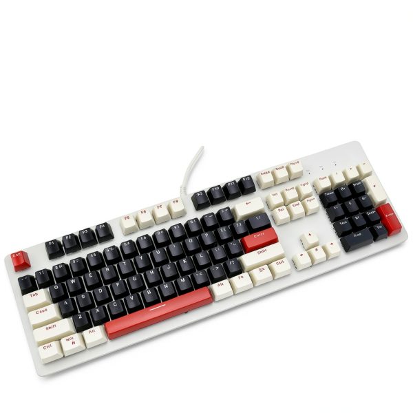 Topteng Hot Swappable Mechanical Keyboard Black RGB for-5