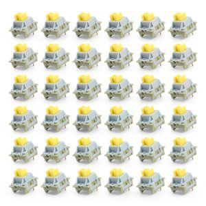 BlueSwitch 36Pcs 3‑Pin 35gf Light Blue Mechanical Switches-0