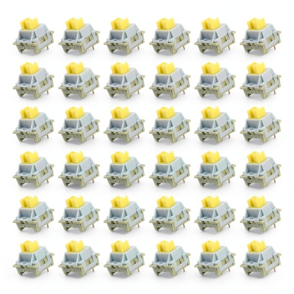 BlueSwitch 36Pcs 3‑Pin 35gf Light Blue Mechanical Switches-0