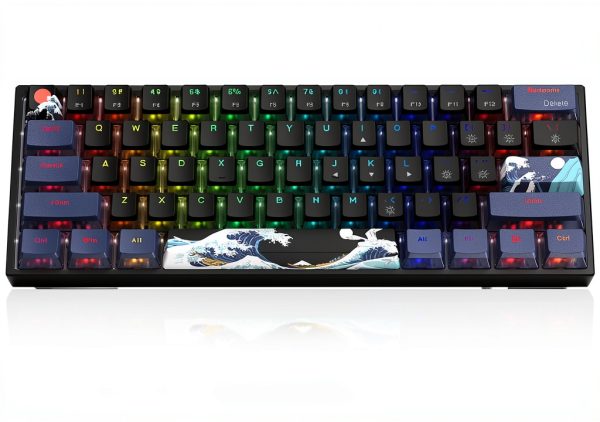 Womier 60% Keyboard WK61 V2 Mechanical RGB Gaming-0