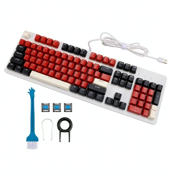 Topteng 104 Key Hot Swappable Mechanical Keyboard-1
