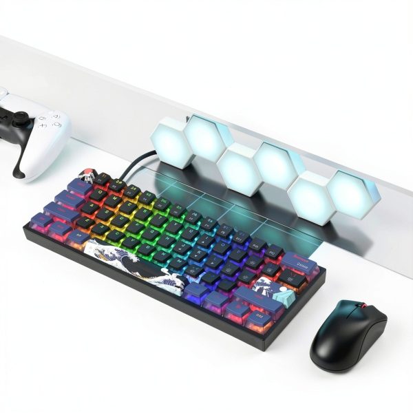 Womier 60% Keyboard WK61 V2 Mechanical RGB Gaming-1