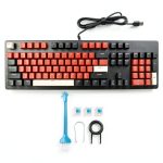 Hot Swappable Keyboard Topteng 104 RGB Black-0