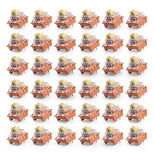 Gateron Light Brown 70gf 3‑Pin Mechanical Keyboard Switches 36Pcs-0