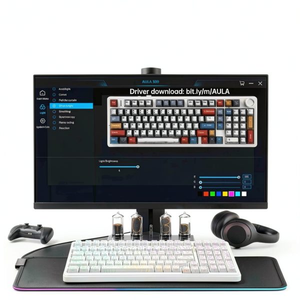 AULA F99 Wireless Mechanical Gaming Keyboard Black-6