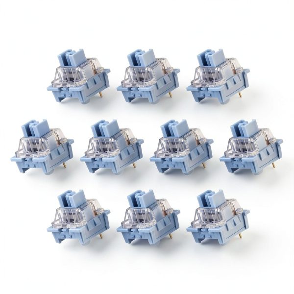 KeyPro 3-Pin Light Blue Switches 50gf Linear-0