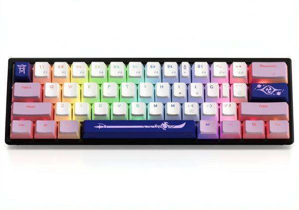 Womier 60% Keyboard WK61 V2 Mechanical RGB Gaming-0