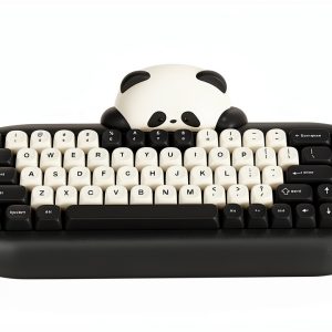 Wikistore Panda Wireless Gaming Keyboard Black PBT-0