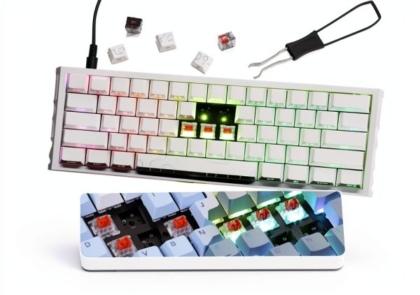 Loheer NJ61 60% Mechanical Keyboard Hollow RGB-2