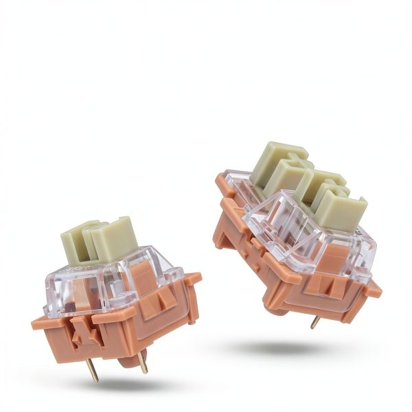 Gateron Light Brown 70gf 3‑Pin Mechanical Keyboard Switches 36Pcs-2