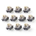 3 Pin 40gf Gray Keyboard Switches 10pcs OEM Hot Swap Switches-0