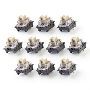 3 Pin 40gf Gray Keyboard Switches 10pcs OEM Hot Swap Switches-0