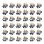 Gray 3-Pin 40gf Keyboard Switches 36Pcs Dust‑Resistant-0