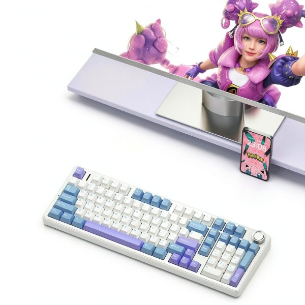 AULA F99 Pro Wireless Gaming Keyboard with RGB and Hot Swappable Black-1