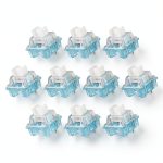 Blue 55gf 3-Pin Mechanical Keyboard Switches 10 Pack – Smooth Tactile-0