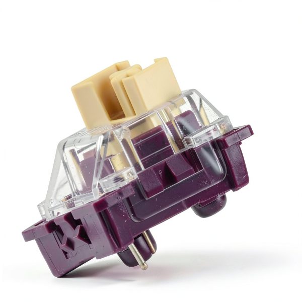 Purple 36Pcs 3‑Pin 50gf Linear Keyboard Switches Hot‑Swap Compatible-2