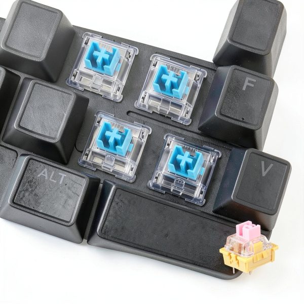 Pink 45gf Linear 3‑Pin Mechanical Keyboard Switches 10 Pack –-5
