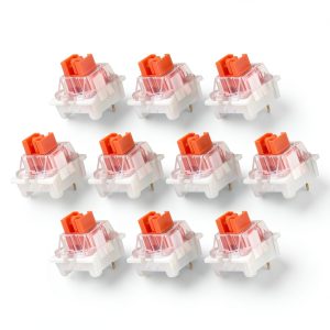 3-Pin Keyboard Switches KBTech 10pcs Red Linear 45gf Durable Hot Swap-0
