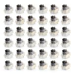 3 Pin Keyboard Switches KeyPro 36pcs Black Linear 60gf Mechanical-0