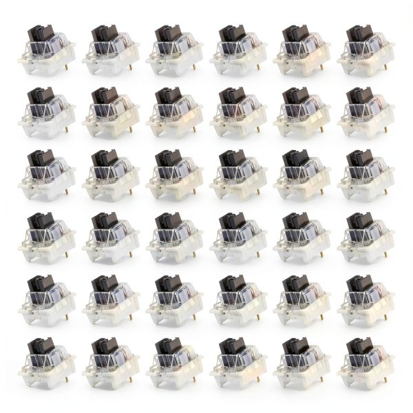 3 Pin Keyboard Switches KeyPro 36pcs Black Linear 60gf Mechanical-0