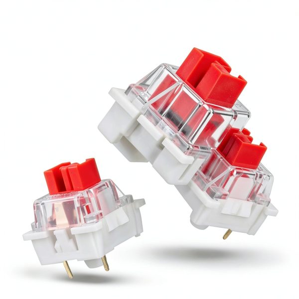 3-Pin Keyboard Switches KBTech 10pcs Red Linear 45gf Durable Hot Swap-2