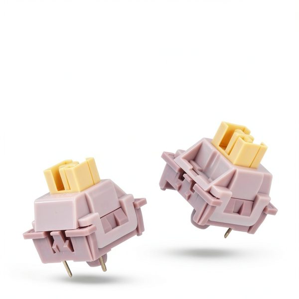 36Pcs 3-Pin 40gf Pink Keyboard Switches Hot Swappable-2