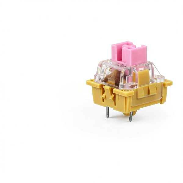 Pink 45gf Linear 3‑Pin Mechanical Keyboard Switches 10 Pack –-1