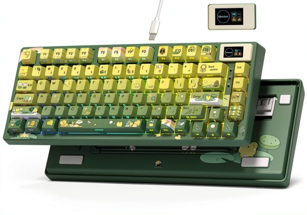 Womier S K80 75% Gasket-Mount Gaming Keyboard with Color Display-0