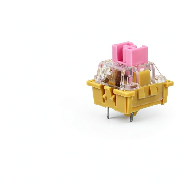 36Pcs 3-Pin Keyboard Switches Pink Linear 45gf by Generic-1