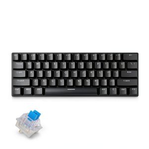 Loheer 60% Mechanical Gaming Keyboard Blue Switches RGB Lighting-0