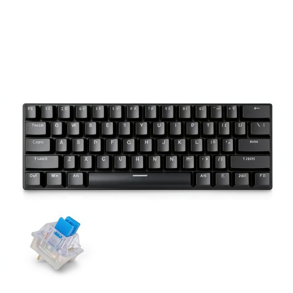 Loheer 60% Mechanical Gaming Keyboard Blue Switches RGB Lighting-0