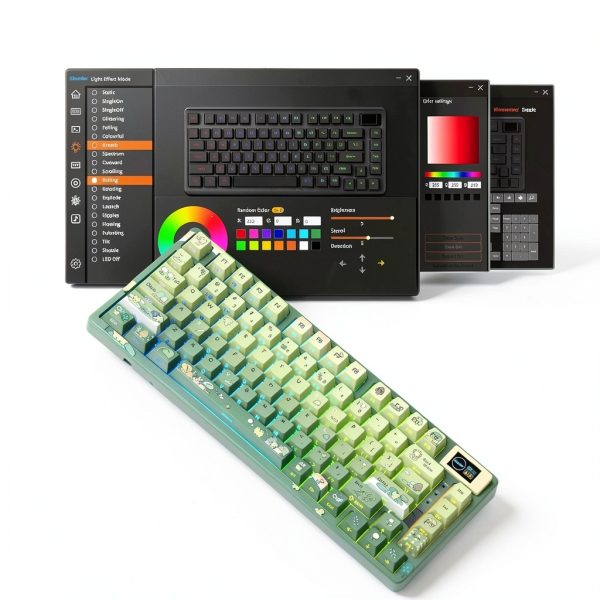 Womier S K80 75% Gasket-Mount Gaming Keyboard with Color Display-4