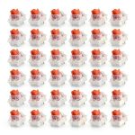 Redragon 36Pcs 3‑Pin 45gf Linear Keyboard Switches Smooth Low‑Friction-0