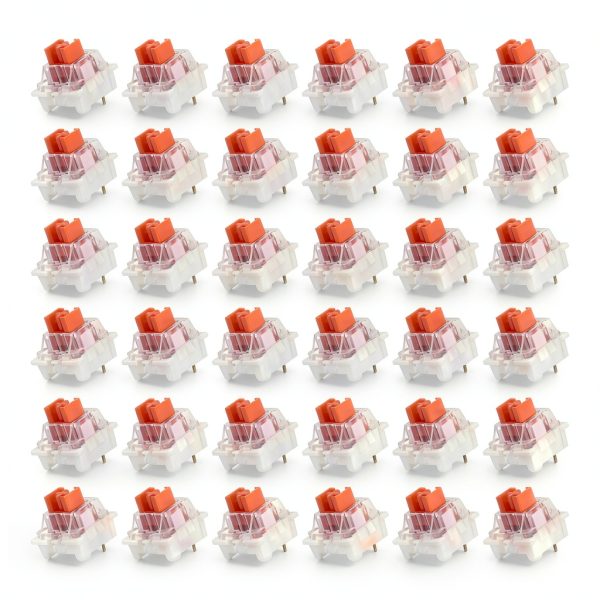 Redragon 36Pcs 3‑Pin 45gf Linear Keyboard Switches Smooth Low‑Friction-0