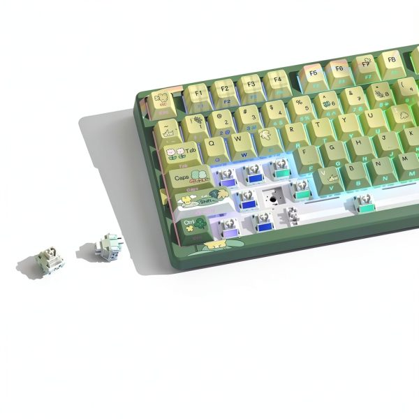 Womier S K80 75% Gasket-Mount Gaming Keyboard with Color Display-3