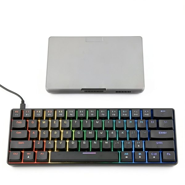 Loheer 60% Mechanical Gaming Keyboard Blue Switches RGB Lighting-9