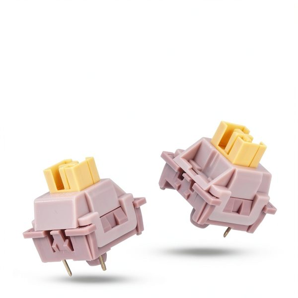 Pink 40gf 3-Pin Mechanical Keyboard Switches 10 Pack Linear Tactile-2