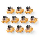 3-Pin 45gf Silver Keyboard Switches 10pcs – Smooth Linear Switches-0