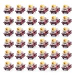Purple 36Pcs 3‑Pin 50gf Linear Keyboard Switches Hot‑Swap Compatible-0