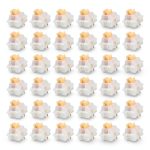 Yellow Keyboard Switches 36pcs 3‑Pin 45gf Linear KBTech Switches-0