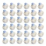 Blue 36Pcs 5‑Pin 50gf Linear Keyboard Switches – Hot‑Swap Switches-0