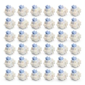 Blue 36Pcs 5‑Pin 50gf Linear Keyboard Switches – Hot‑Swap Switches-0