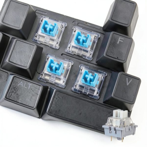 3 Pin 40gf Gray Keyboard Switches 10pcs OEM Hot Swap Switches-5