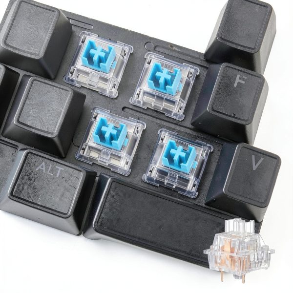 Kailh 10Pcs 3‑Pin 40gf Clear Linear Switches for Hot‑Swap Keyboards-5