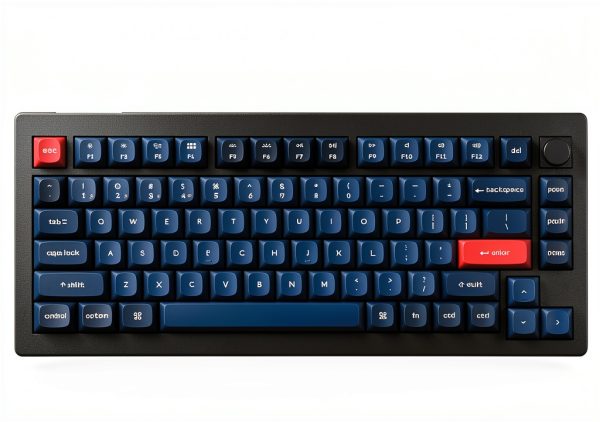 Keychron V1 Max 75% Wireless RGB Keyboard Hot-Swappable Red Switch --1