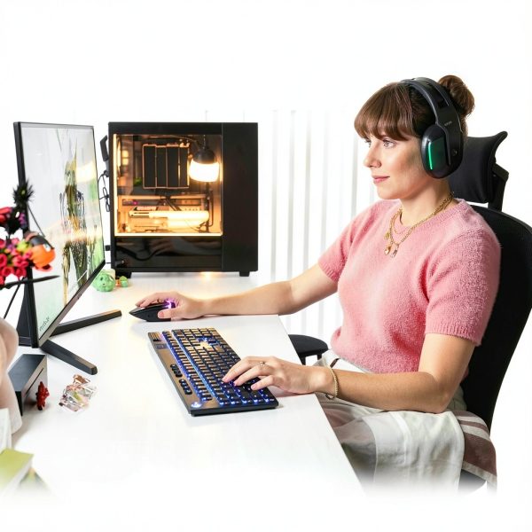 Logitech G915 X LIGHTSPEED Keyboard with GL Brown Switch- Black-1