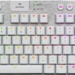 Logitech G915 LIGHTSPEED TKL Keyboard GL Tactile Switch and RGB White-0